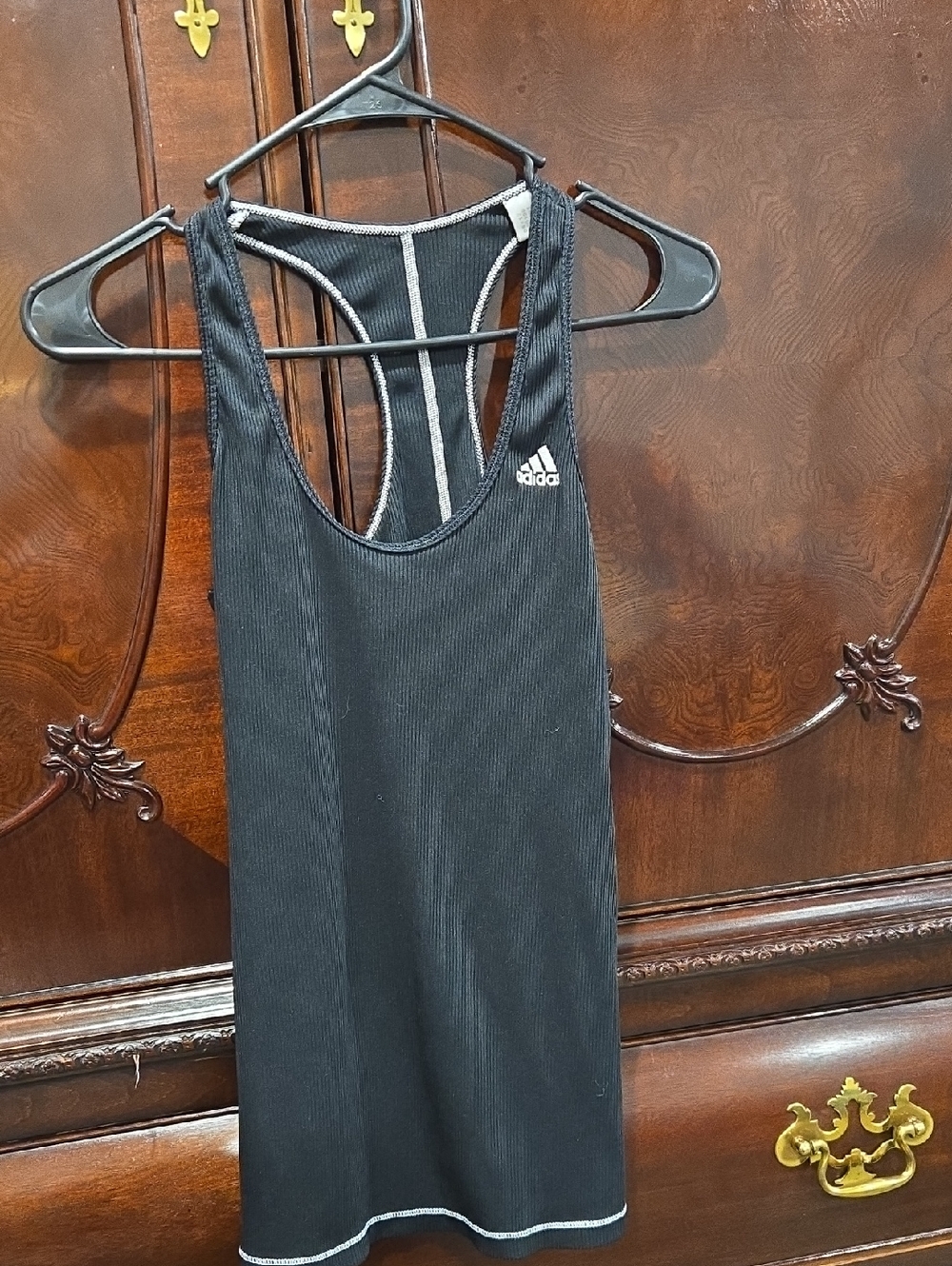 Adidas Black Racerback Athletic Tank